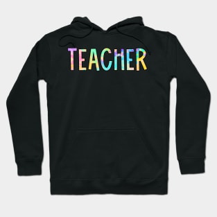 Teacher Neon Splatter Hoodie